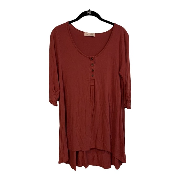 Ces Femme rusty red tunic top - Picture 1 of 7